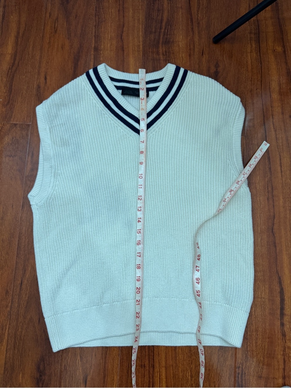 Zara Pullover Sweater Sleeveless Size 11/12 Years - Picture 7 of 7